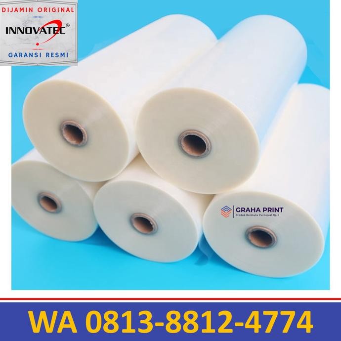 

Terlaris! Plastik Bahan Laminasi Laminating Roll Panas Thermal 33Cm X 200M Doff