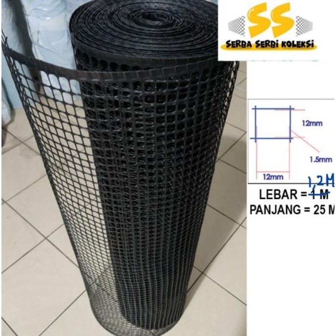 Terlaris Kawat Jaring Plastik Hdpe Bentuk Kotak 1/2 Inch Per Roll