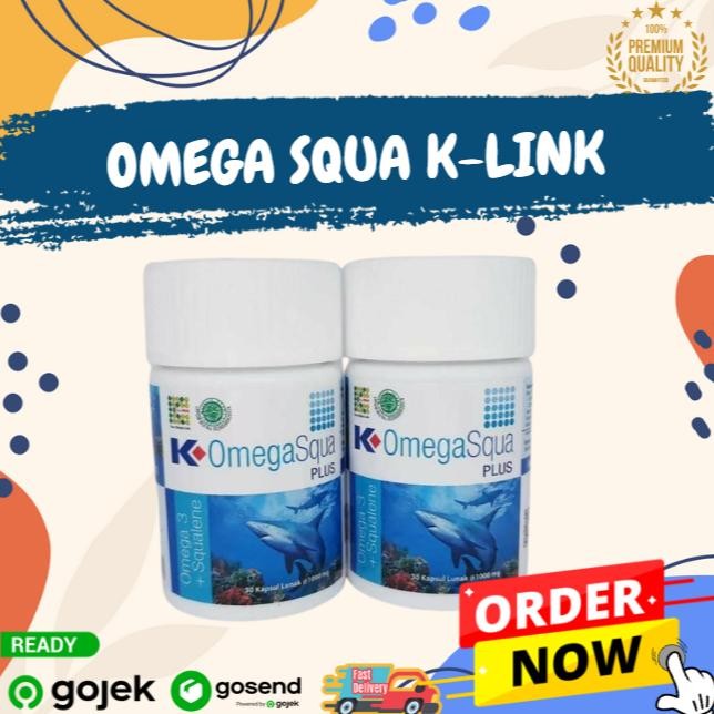 OMEGA SQAU PLUS K-KLINK OMEGA 3 - SOLUSI MASALAH KOLESTEROL