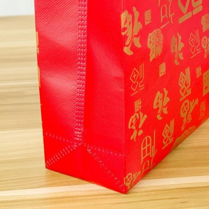 

acc Kantong Fu Imlek Besar Gift Bag Merah Fuk Hoki Souvenir Shopping Bag