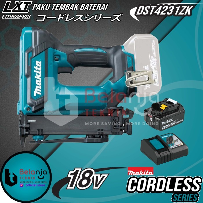 

Makita Mesin Paku Tembak Baterai DST421ZK Cordless Stapler Set 18 V