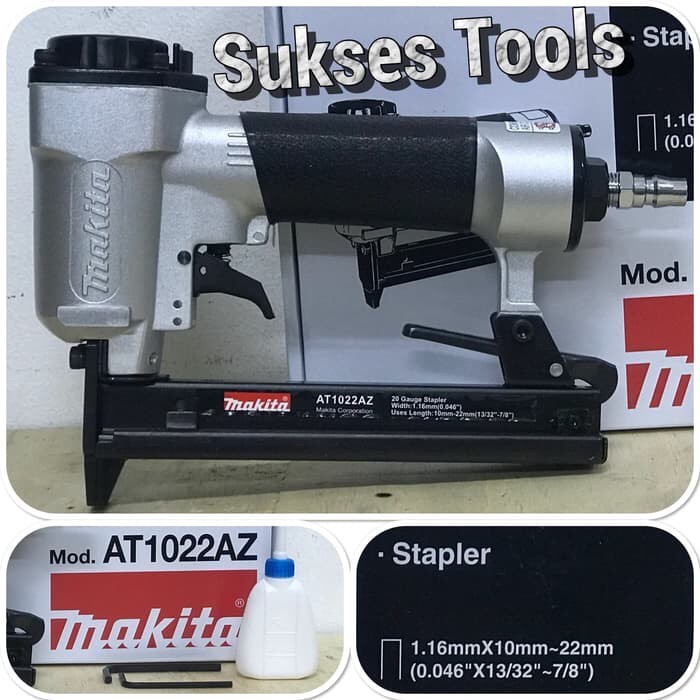 

Mesin Staples Angin Makita AT 1022 AZ Air Stapler AT1022 AZ