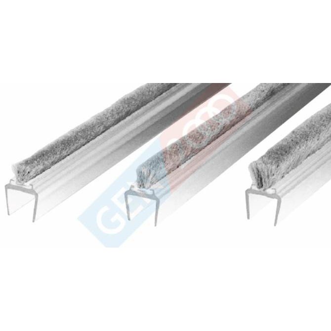 Baru Klip Seal Kaca Mohair Bulu 300 Cm Mohair Clip Seal Pintu Kaca Sliding