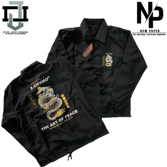 JAKET COACH ANAK NAGA JAPAN TANGGUNG LAKI LAKI DAN PEREMPUAN