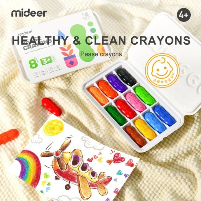 

MIDEER PEASE CRAYONS MAINAN MEWARNAI ANAK