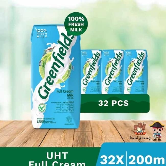 

Greenfield Uu Uht Full Cream 200Ml 32 Pc 1 Arton
