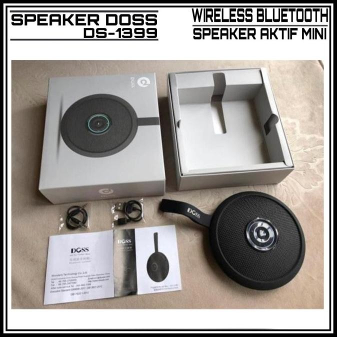 Speaker Aktif Bluetooth Doss-1399 Original Pure Bass Portable Anti Air Terlaris