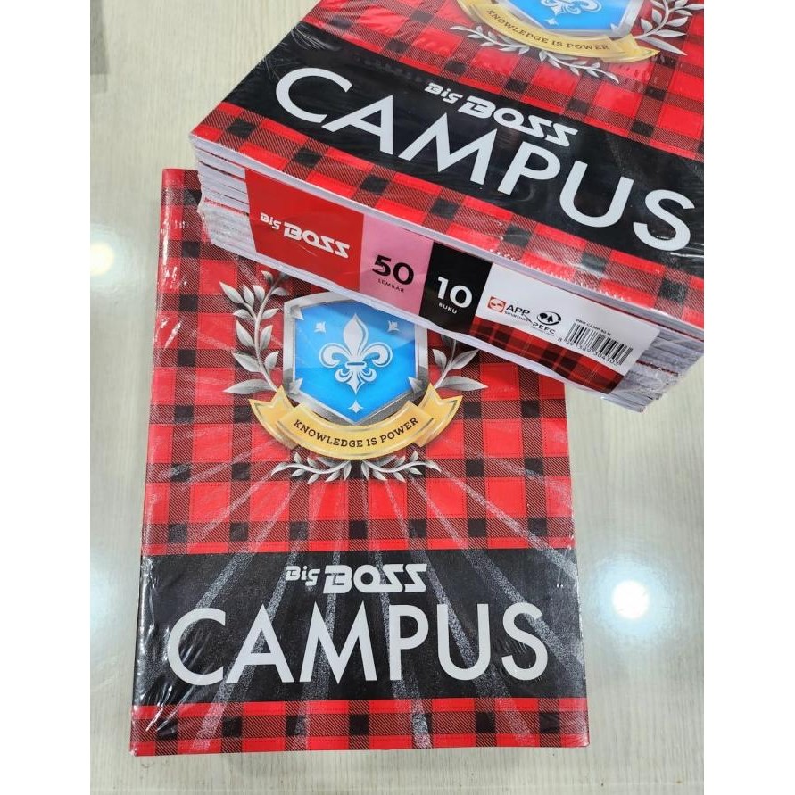 

BB50 BUKU TULIS BIGBOSS CAMPUS 50 LEMBAR
