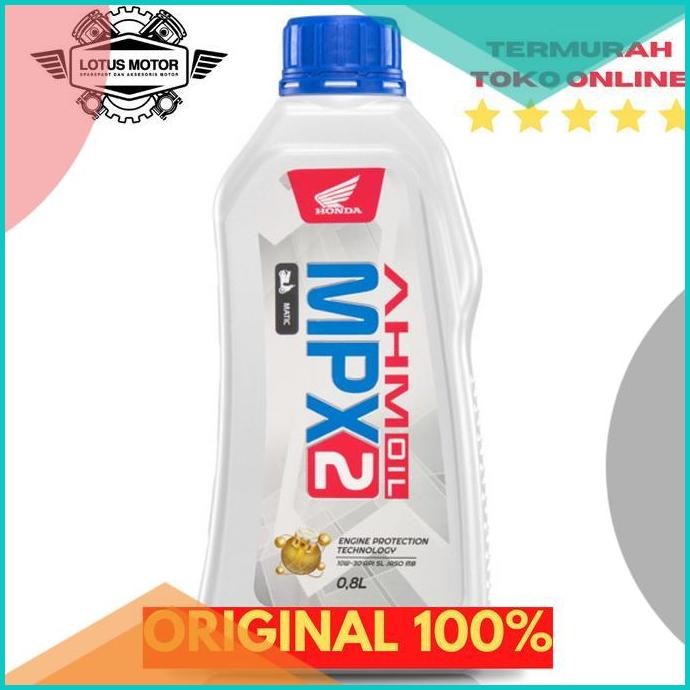 OLI MPX2 O,8L SAE 10W-30 ORIGINAL HONDA AHM 100% 07D35Z4 harga grosir