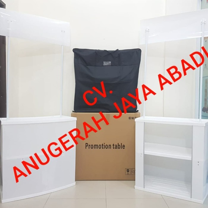 Cuci Gudang Event Desk / Booth Portable Pvc / Stand / Meja Jualan