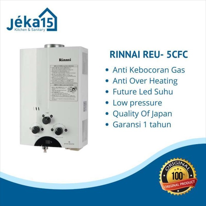 Promo Water Heater Gas Rinnai / Water Heater Gas Terbaik