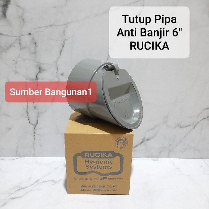 Terlaris Tutup Pipa 6" Anti Banjir Tikus 6 Inch Pralon Rucika Saluran Air Dop