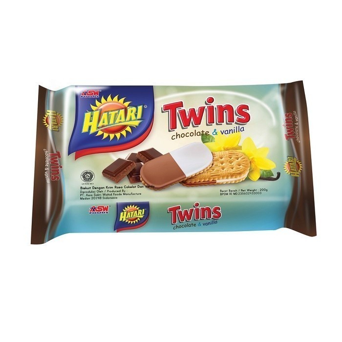 

HATARI TWINS CHOCOLATE & VANILLA 200G