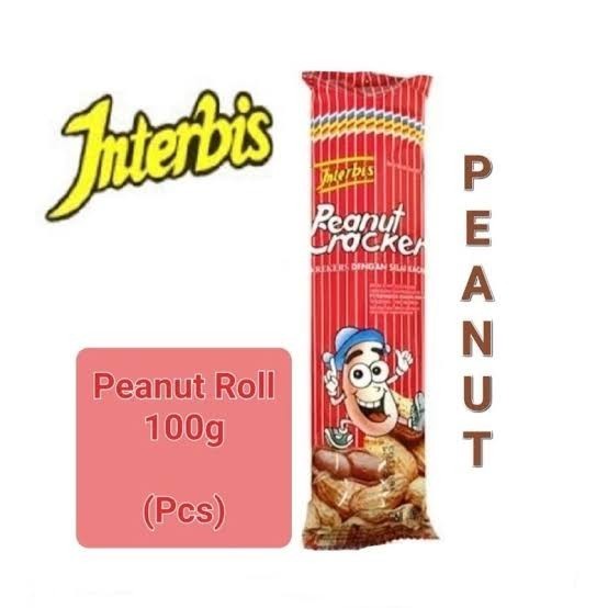 

INTERBIS PEANUT CRACKER ROLL 100G