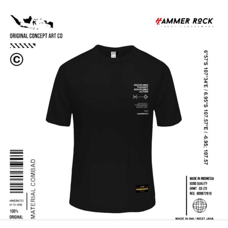 KAOS MURAH | BIG SALE | KAOS ORIGINAL | KAOS DISTRO HAMMER ROCK| SIZE M.L.XL