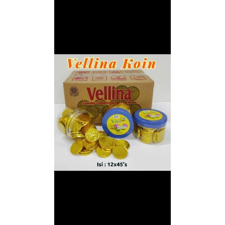 

VELLINA COKLAT COIN 45'PCS