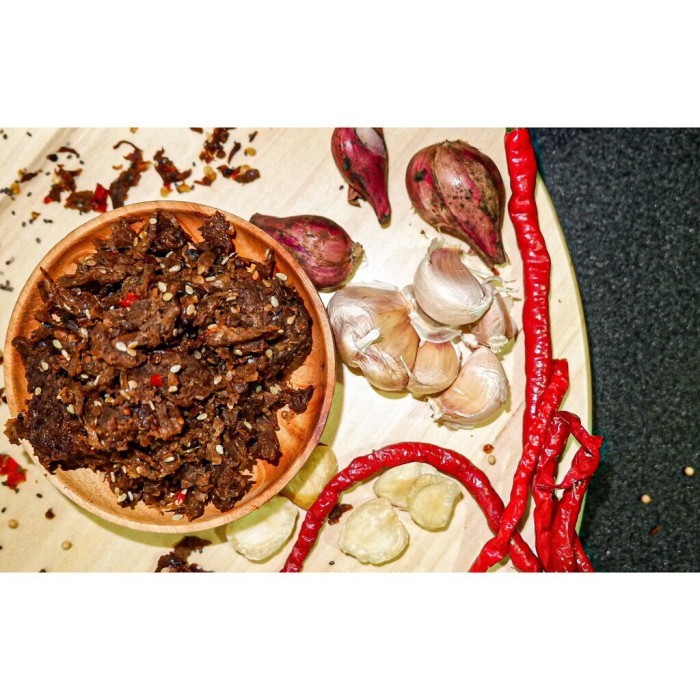 

Dendeng Daging Vegan Vegetarian Friendly Ready To Eat Peda 150 Gram
