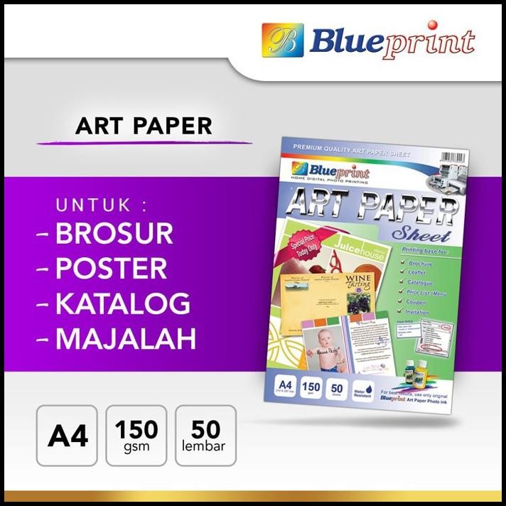

Blueprint AP-A4150 - Art Paper Sheet A4