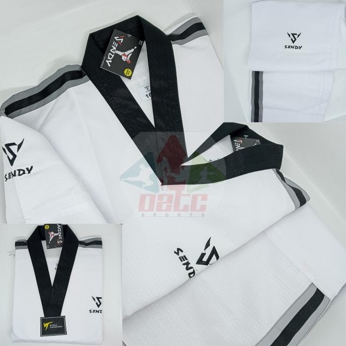 Dobok Sendy Fighter Strip Original Terlaris