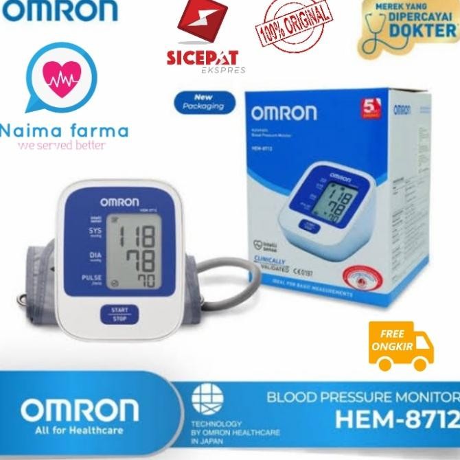 Tensimeter Omron 8712/Hem 8712/Original Omron 8712/Omron Hem8712 Original Terlaris