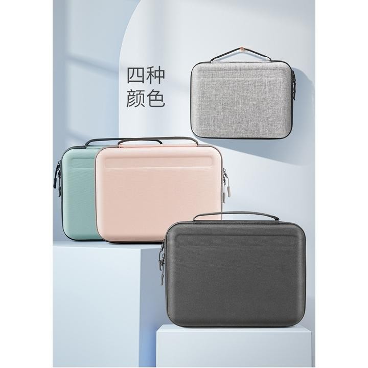 Military PadFolio Eva Hard Case Organize Bag Hardshell With Handstrap for IpadPro Galaxy Tab Storage