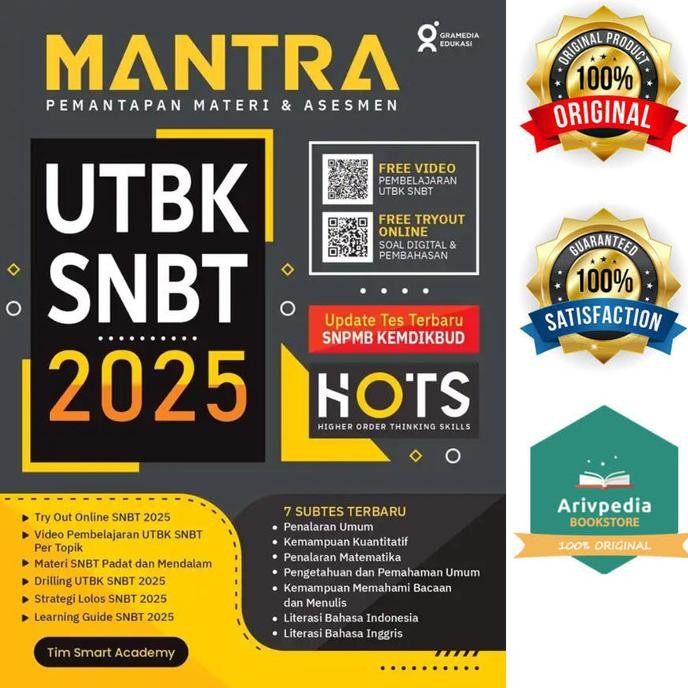 

BERKUALITAS Mantra UTBK SNBT 2025 (Pemantapan Materi & Assesmen BERGARANSI