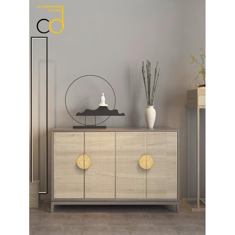 Drawer Knob/Handle Kabinet Kuningan/Handle Gold Tarikan Laci Gagang