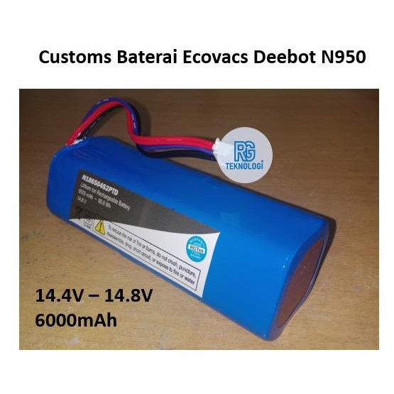 Baterai Ecovacs Deebot Ozmo Original Terlaris