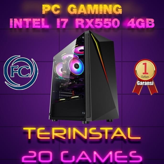 

PROMO PC GAMING INTEL I7 RAM 16GB FREE GAMES SIAP PAKAI