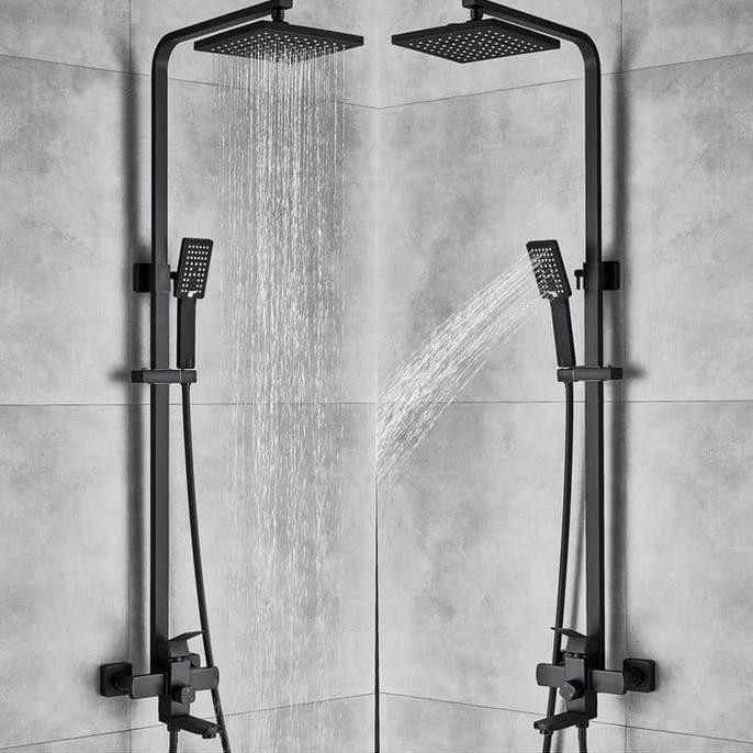 

PROMO SHOWER TIANG PANAS DINGIN STAINLESS BLACK SHOWER COLUMN STAINLES HITAM
