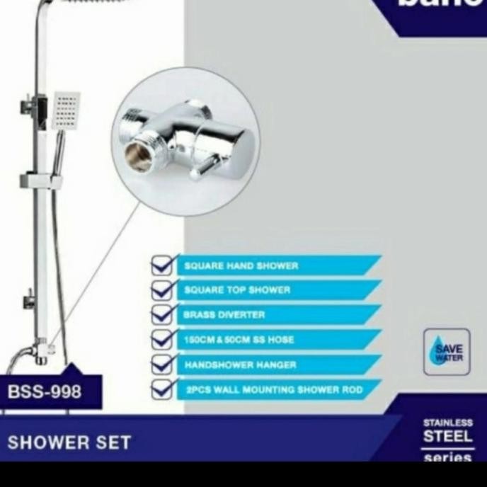 

PROMO SHOWER TIANG BANO STAINLES SHOWER SET