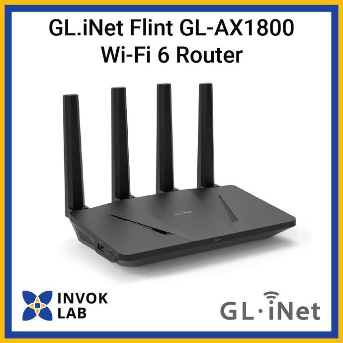 

PROMO GL.INET FLINT GL-AX1800 WI-FI 6 ROUTER