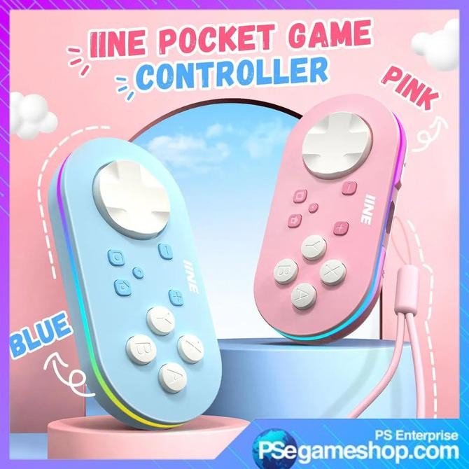 

PROMO IINE MICRO BLUETOOTH CONTROLLER / POCKET-SIZED MINI GAMEPAD FOR SWITCH/PC/ANDROID/IOS / POCKET GAME CONTROLLER WITH AUTO-FIRE FUNCTION/RGB LIGHT/KEYCHAIN/KEYBOARD MODE / STIK MINI FOR SWITCH