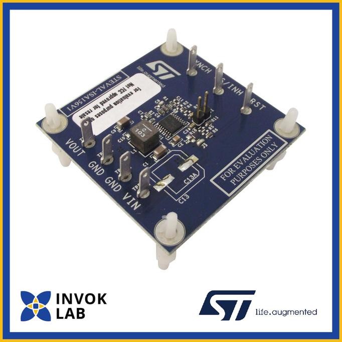 

PROMO STMICROELECTRONICS STEVAL-ISA156V1 EVALUATION BOARD STMICROELECTRONICS L6986, 38 V, 2 A, SYNCHRONOUS STEP DOWN SWITCHING REGULATOR