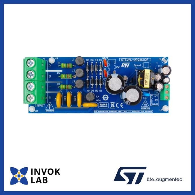 

PROMO STMICROELECTRONICS STEVAL-VP26K03F EVAL BOARD STMICROELECTRONICS ISOLATED FLYBACK CONVERTER