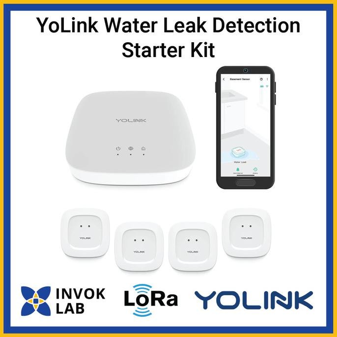 

PROMO YOLINK LORA SMART HOME WATER LEAK SENSOR STARTER KIT