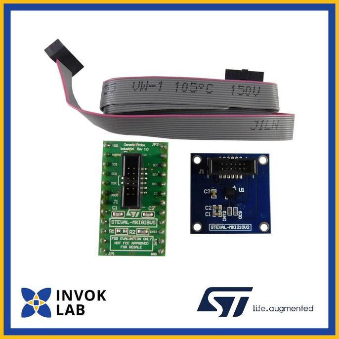 

PROMO STMICROELECTRONICS STEVAL-MKI210V2K EVALUATION BOARD ISM330DHCX, TRIPLE AXIS GYROSCOPE & ACCELEROMETER