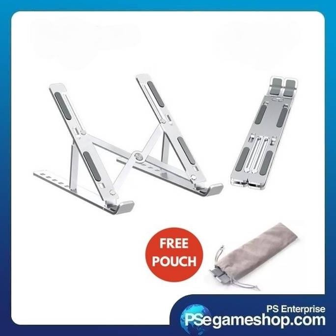 

PROMO HOLDER STAND LAPTOP MACBOOK NOTEBOOK IPAD MAC LIPAT ALLOY METAL