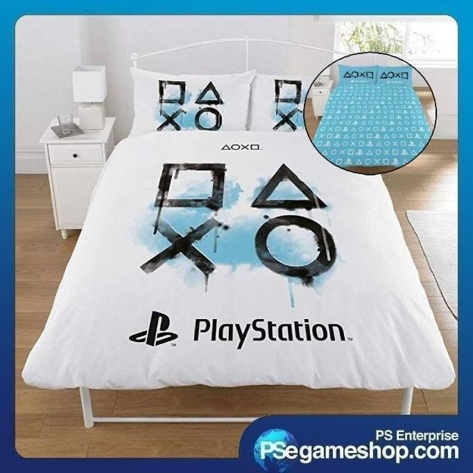 

PROMO SONY PLAYSTATION DUVET SET, POLYCOTTON WHITE, SINGLE (OFFICIAL)