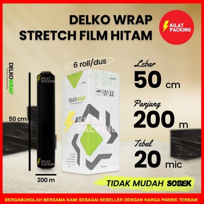 

Stretch Film Hitam 50 Cm X 200 M Plastik Wrapping Murah 1 Dus Tersedia