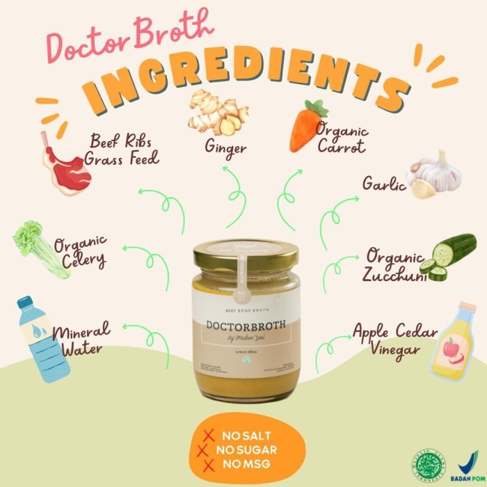 

paket 10 jar beef doctor broth surabaya by madam yeni