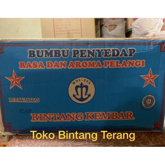 

Bumbu Atom Bintang Kembar Rasa Ayam Bawang 250 gr 1 Dus Karton 60 pcs