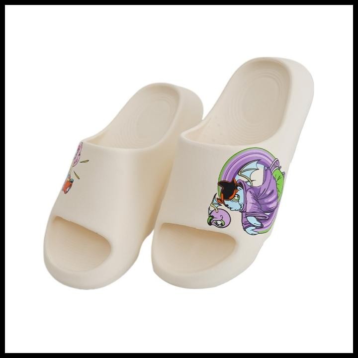 Ataru Sandal Thick Slides Muklay Sendal Unisex Alas Kaki Slide Cewek Cowok Fashion Wanita Dan Pria -