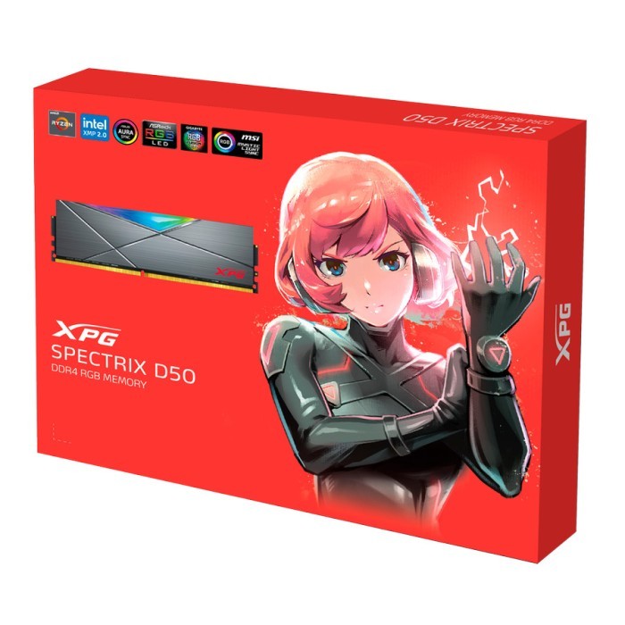 ADATA XPG SPECTRIX D50 DDR4 16GB (2x8GB) RGB 3200MHz