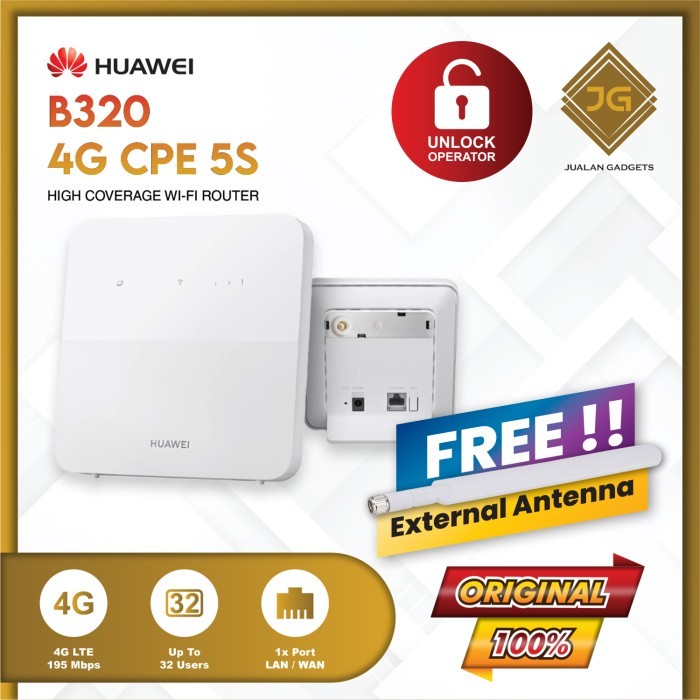 Huawei B320 Penganti B312 Modem Router Wifi Unlock All Operator