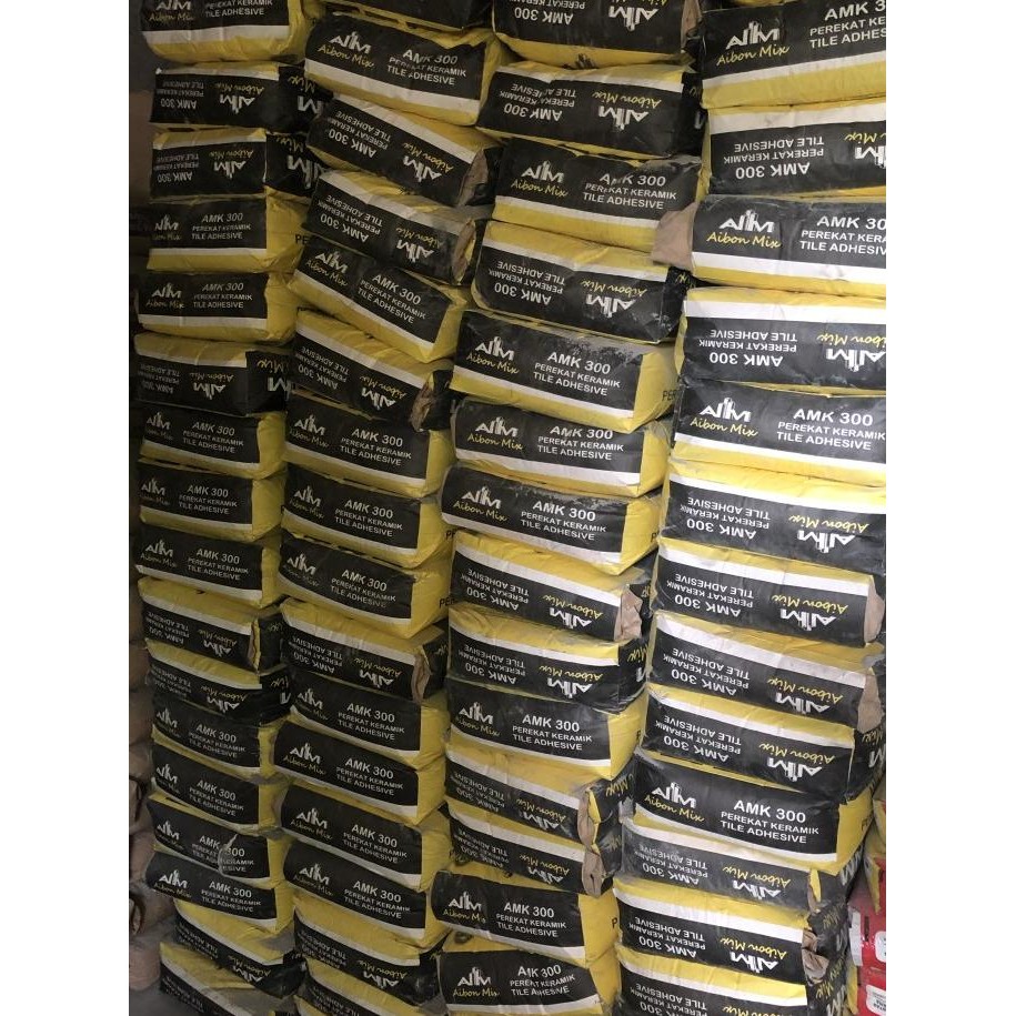 

Perekat Keramik AMK 300 Lem Keramik Aibon Mix Tile Adhesive 40kg