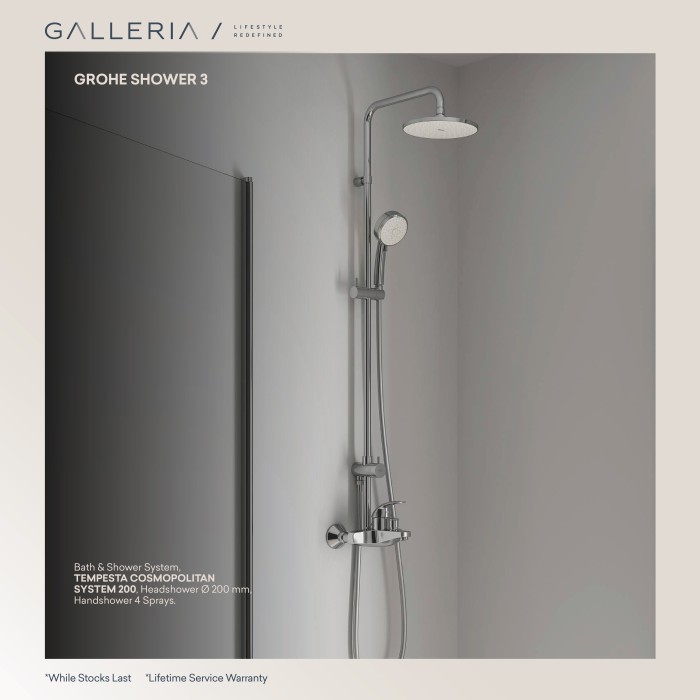 Grohe Tempesta Cosmopolitan System 200 26305001 / Grohe Shower