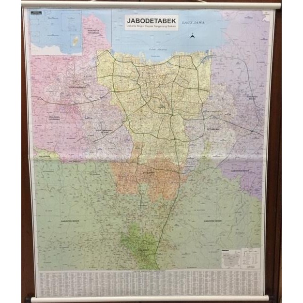

NEW PRODUK PETA JABODETABEK PETA DINDING !!!!!