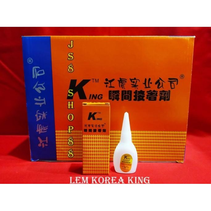 

LEM KOREA KING (PERBOX) LEM SETAN LEM SERBAGUNA LEM TETES CAIR