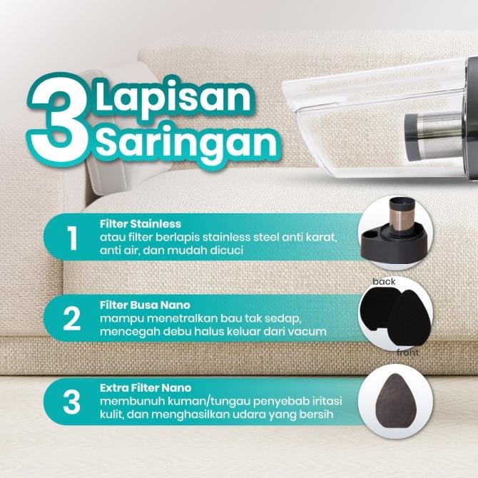 Vacuum Cleaner Jaco Ez Hoover Turbo JC 888 Penyedot Debu Super Cyclone LAJ